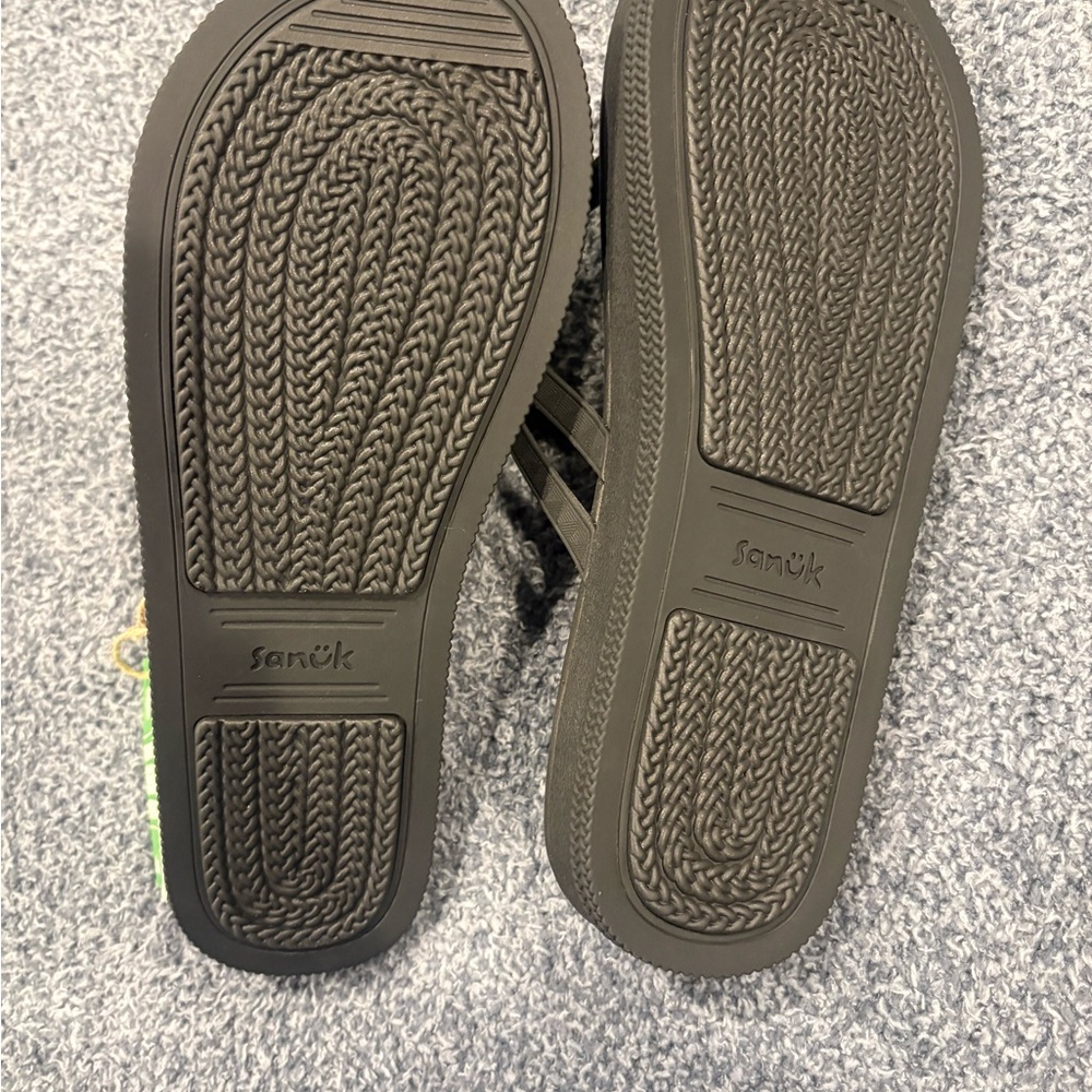 Women’s NWT Sanuk sz8 sunshine sandals - Picture 4 of 5